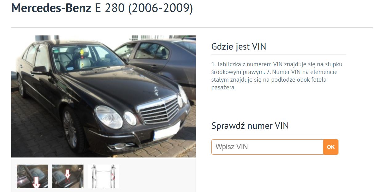 Gdzie Jest Vin W Mercedes-Benz? - Numervin.com - Znajdź Vin